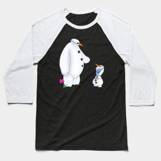 Snowman Twins Baseball T-Shirt